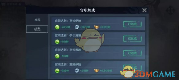 《真三国无双霸》政务系统介绍