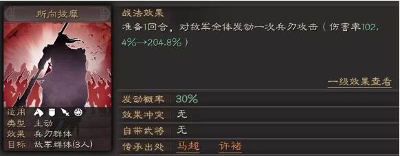 《三國(guó)志戰(zhàn)略版》馬超戰(zhàn)法搭配組合推薦