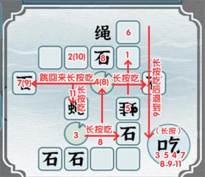 《一字一句》吃掉所有蒼蠅通關(guān)攻略