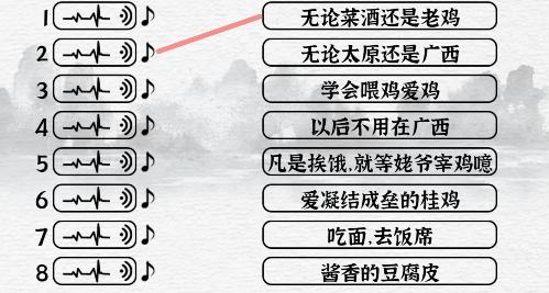 《一字一句》浪漫廣西通關(guān)攻略