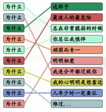 《漢字找茬王》連出全部為什么的歌通關(guān)攻略