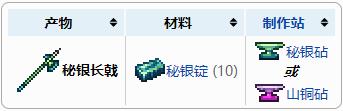 《泰拉瑞亞》秘銀長戟武器介紹