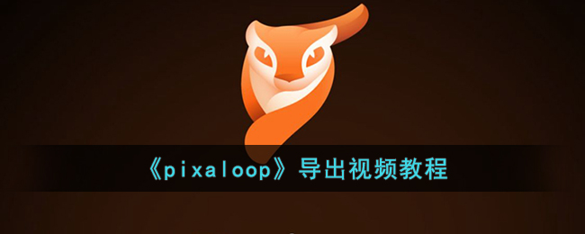 《pixaloop》導出視頻教程