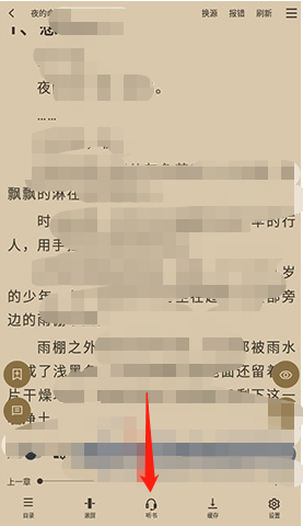 《9x閱讀器》聽(tīng)書(shū)設(shè)置方法