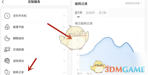 《海爾智家》查看空調(diào)耗電量方法