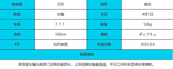 《緋色回響》淇淇角色介紹一覽