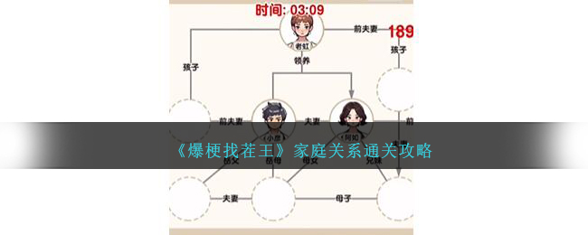 《爆梗找茬王》家庭關(guān)系通關(guān)攻略