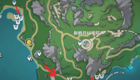 《原神》原海異種采集路線圖一覽