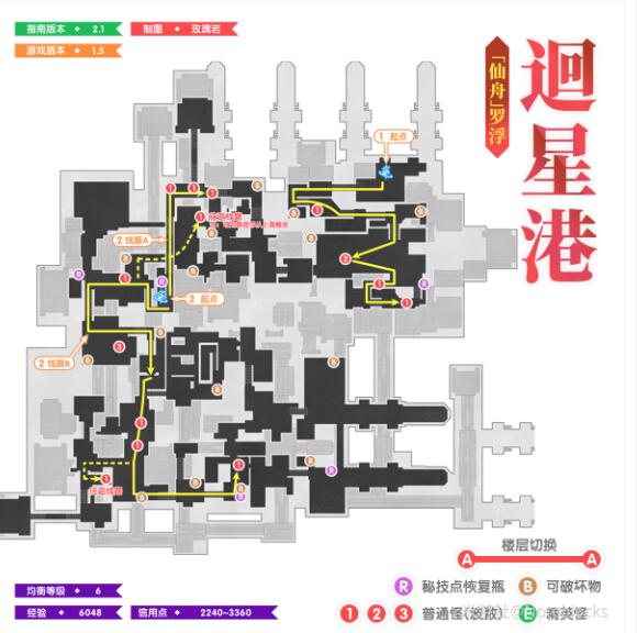 《崩壞：星穹鐵道》1.5全地圖鋤地路線一覽