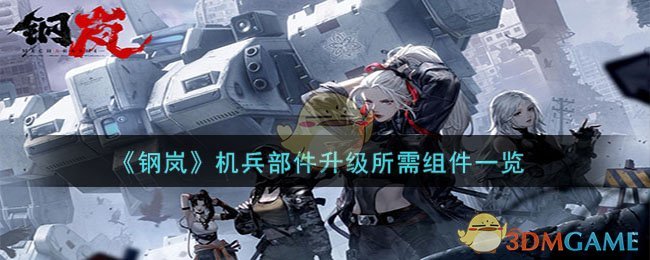 《鋼嵐》機(jī)兵部件升級(jí)所需組件一覽