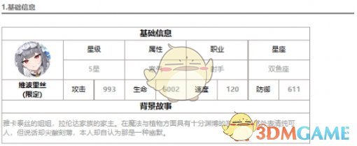 《第七史詩(shī)》水大蔥介紹一覽