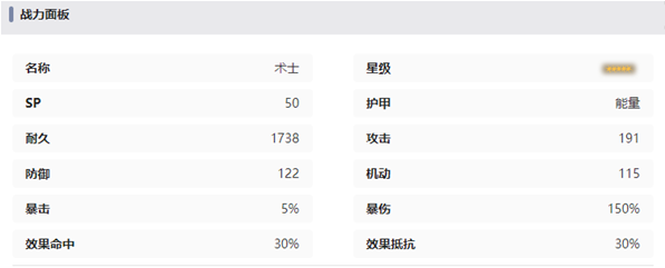 《交錯戰(zhàn)線》術士技能一覽