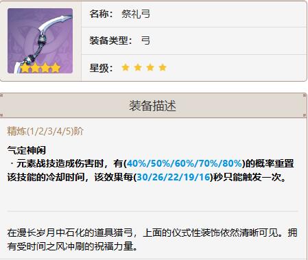 《原神》4.4五郎武器推薦