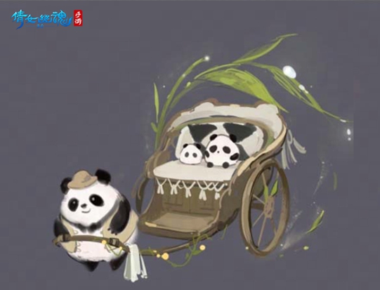 《倩女幽魂》手游2月大版本更新一览，神机营秘境悄然现世，复古坐骑熊猫拉车萌憨登场！